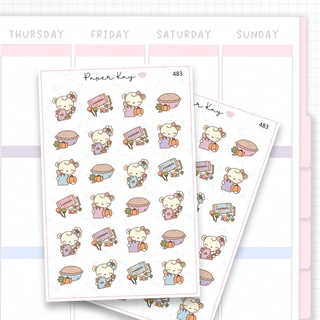 Pumpkin Pie Sticker Sheet