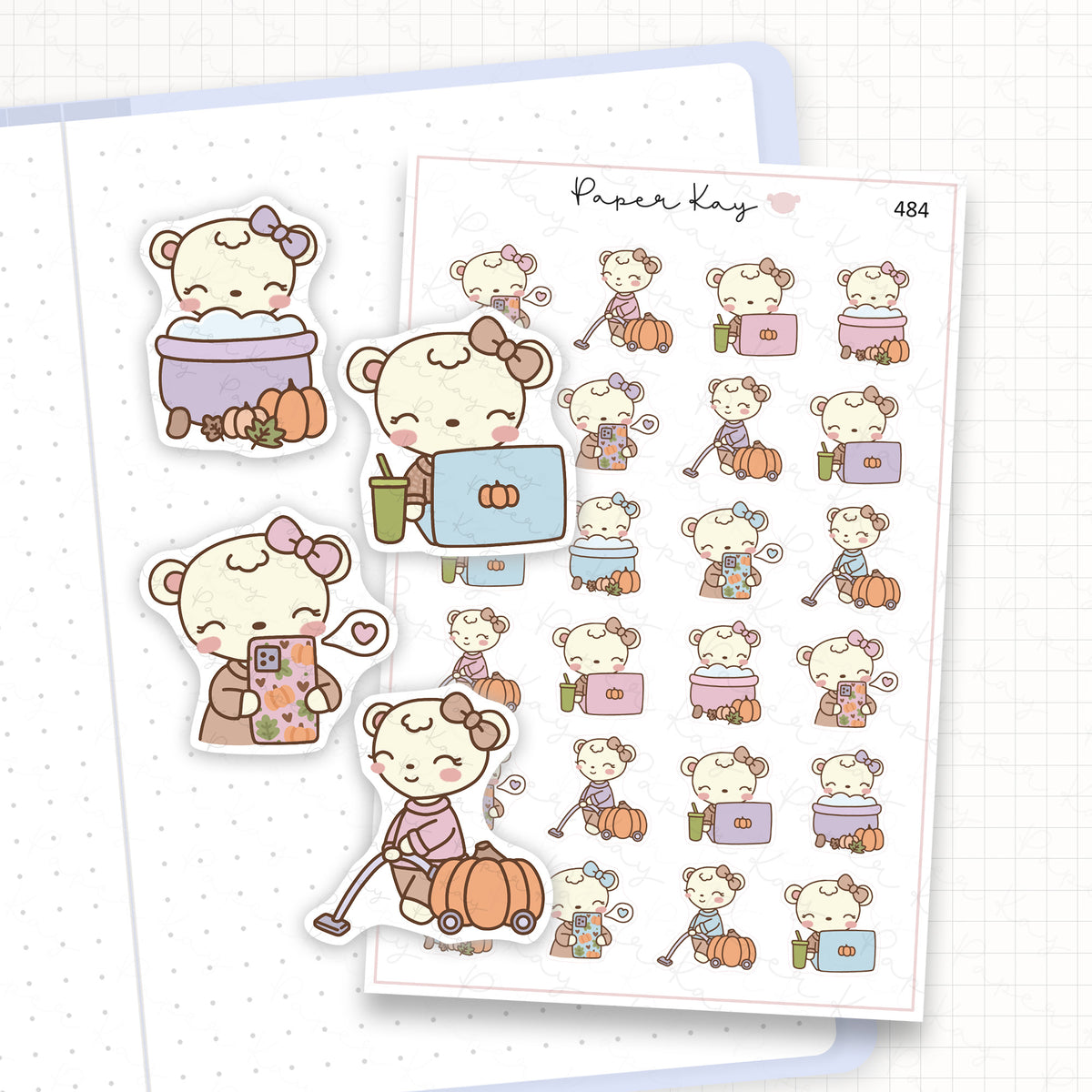 Pumpkins Sticker Sheet