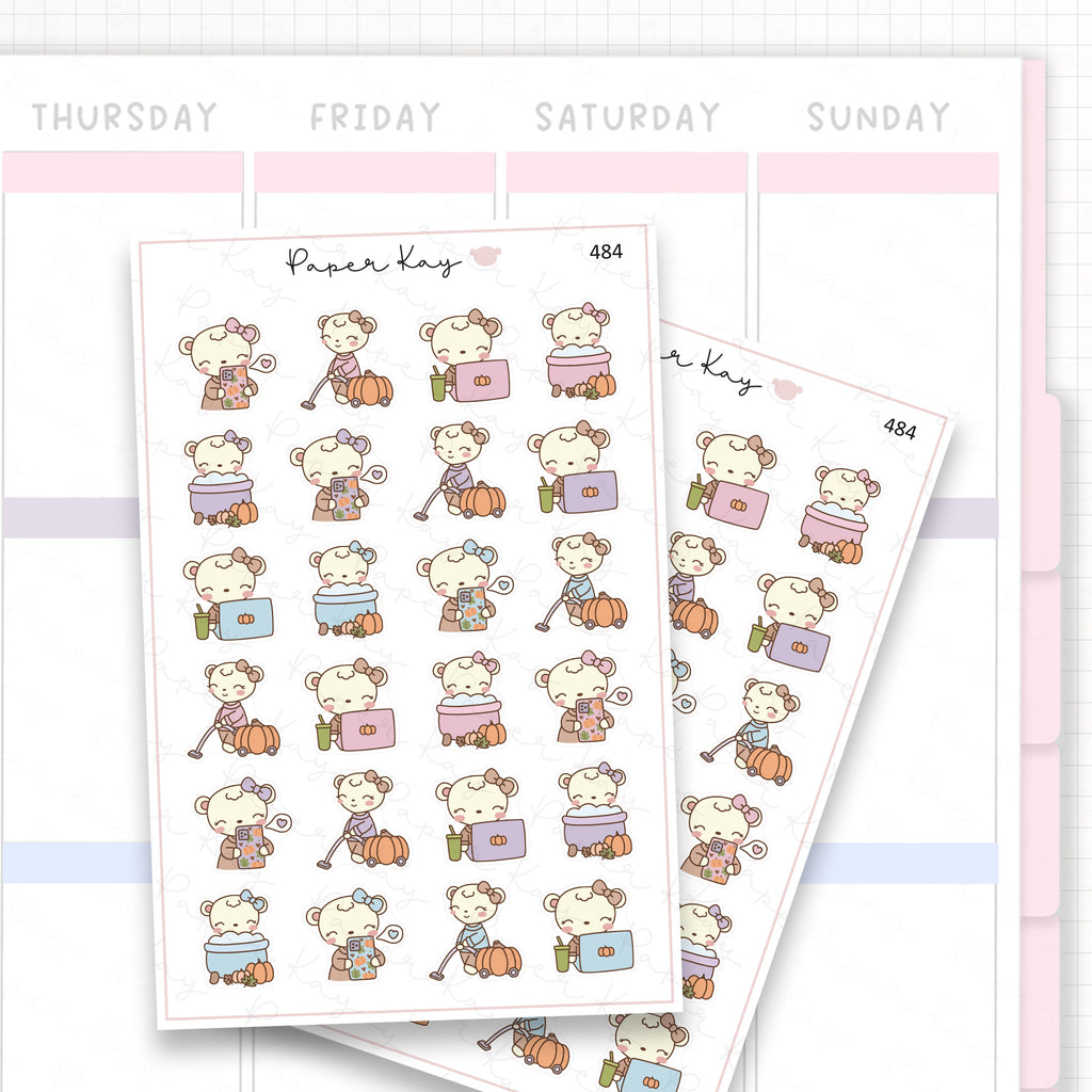 Pumpkins Sticker Sheet