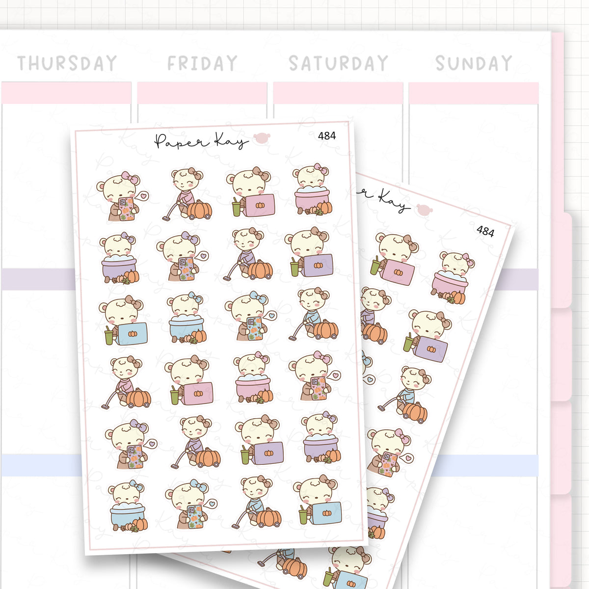 Pumpkins Sticker Sheet