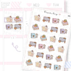 Autumn Planner Girl Sticker Sheet