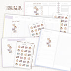 Autumn Planner Girl Sticker Sheet