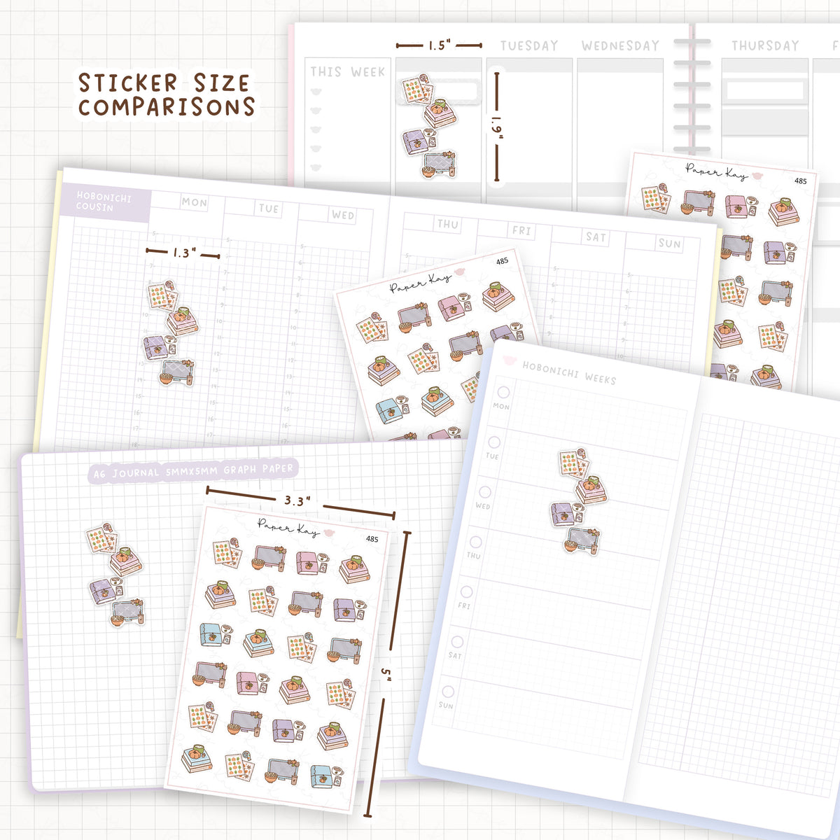 Autumn Planner Girl Sticker Sheet