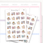 Autumn Planner Girl Sticker Sheet