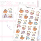 Autumn Pumpkins Sticker Sheet
