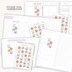 Autumn Pumpkins Sticker Sheet