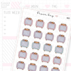 Autumn Pastel TV Sticker Sheet