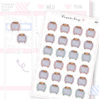 Autumn Pastel TV Sticker Sheet