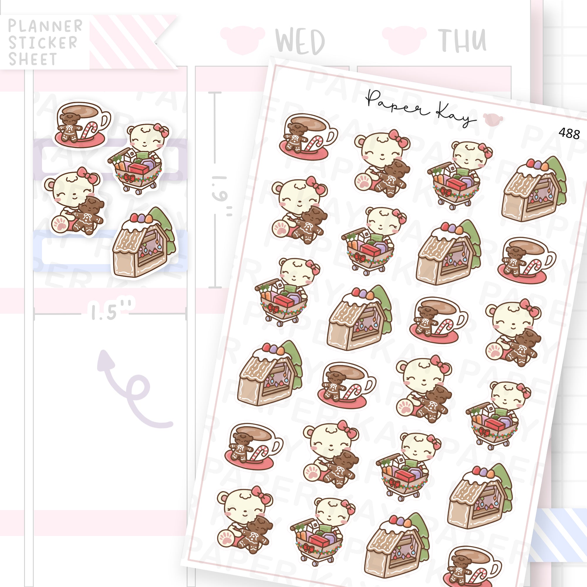 Festive DTB Sticker Sheet