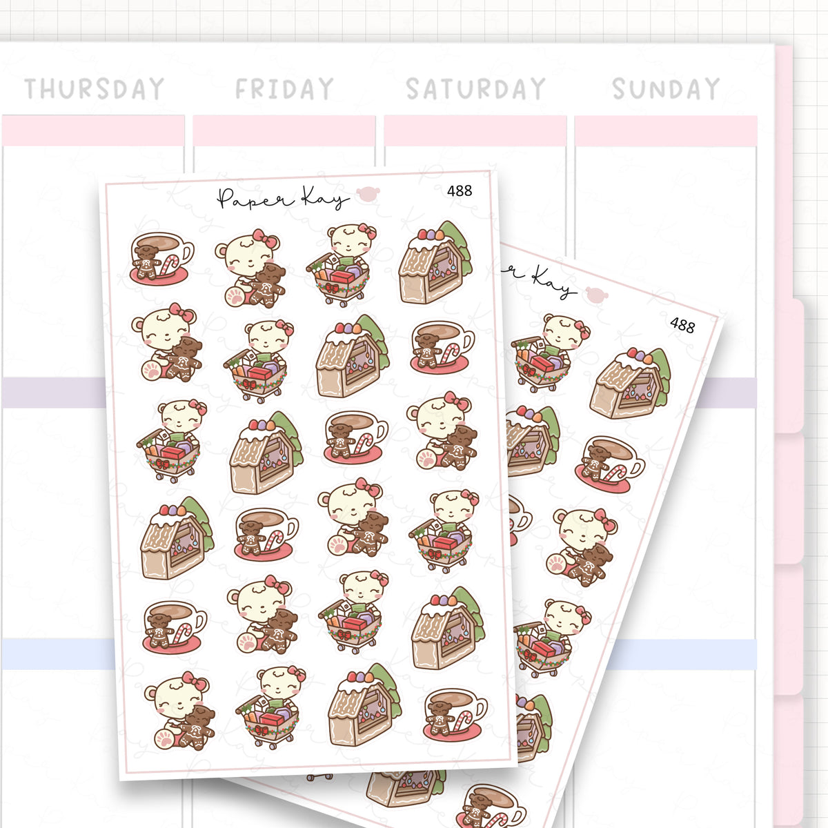 Festive DTB Sticker Sheet