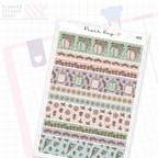 Early Spring Washi Strip Sticker Sheet