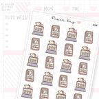 Buying Planner Supplies Sticker Sheet