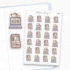 Buying Planner Supplies Sticker Sheet