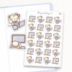 Movie Time Sticker Sheet
