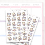 Movie Time Sticker Sheet