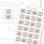 Couples Movie Time Sticker Sheet