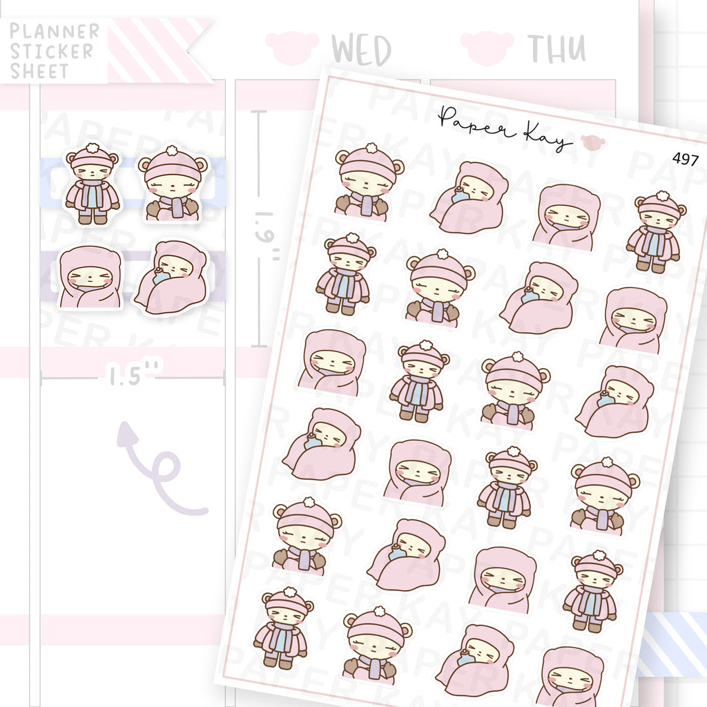 Winter Chills Sticker Sheet