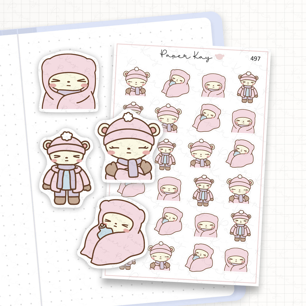 Winter Chills Sticker Sheet