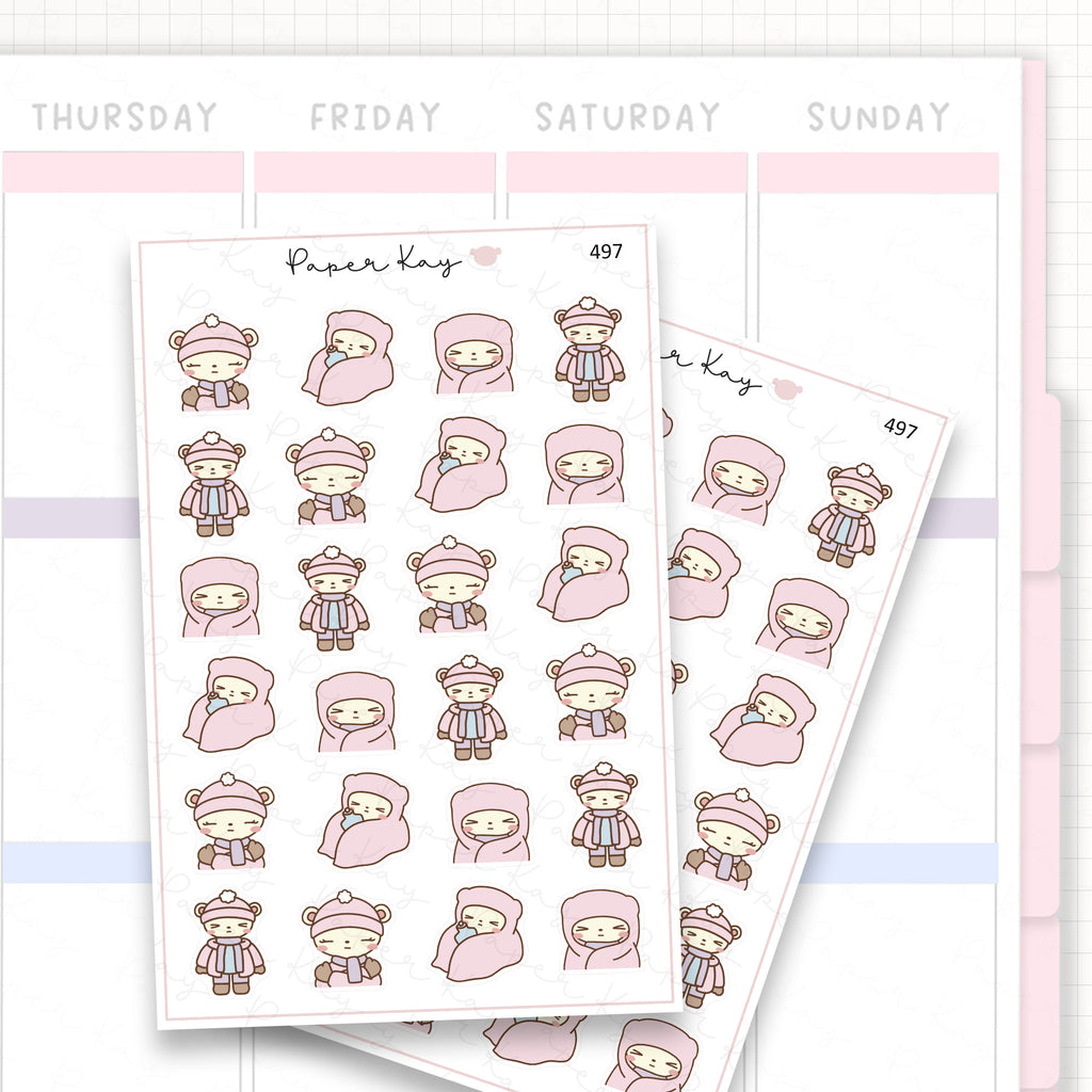 Winter Chills Sticker Sheet