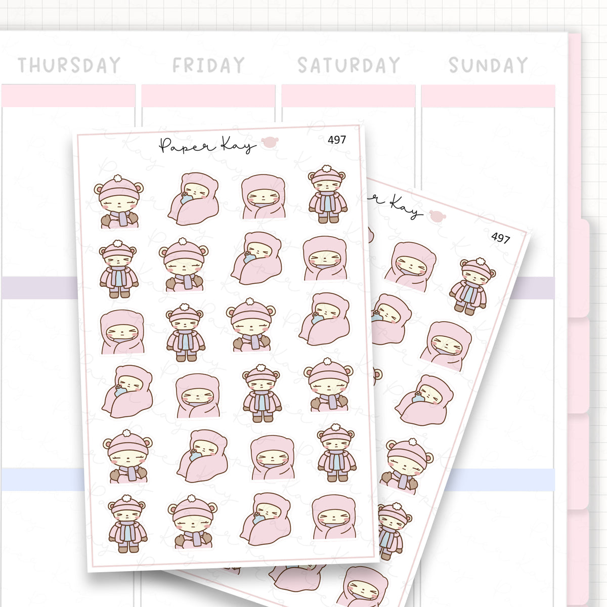 Winter Chills Sticker Sheet