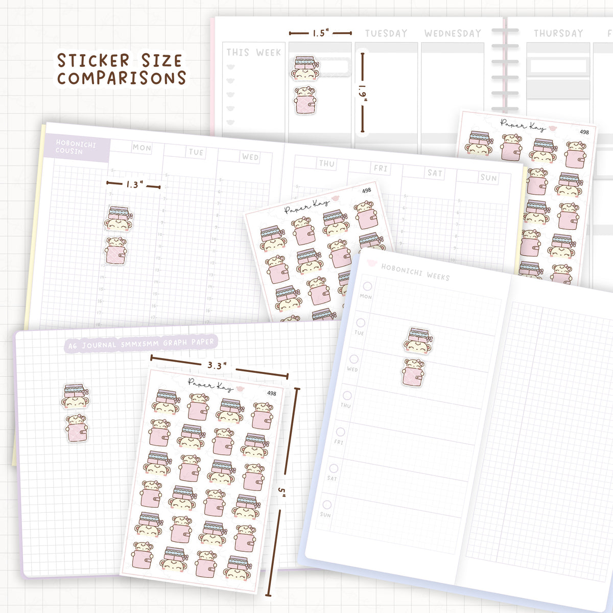 DTB Planner Stack Sticker Sheet