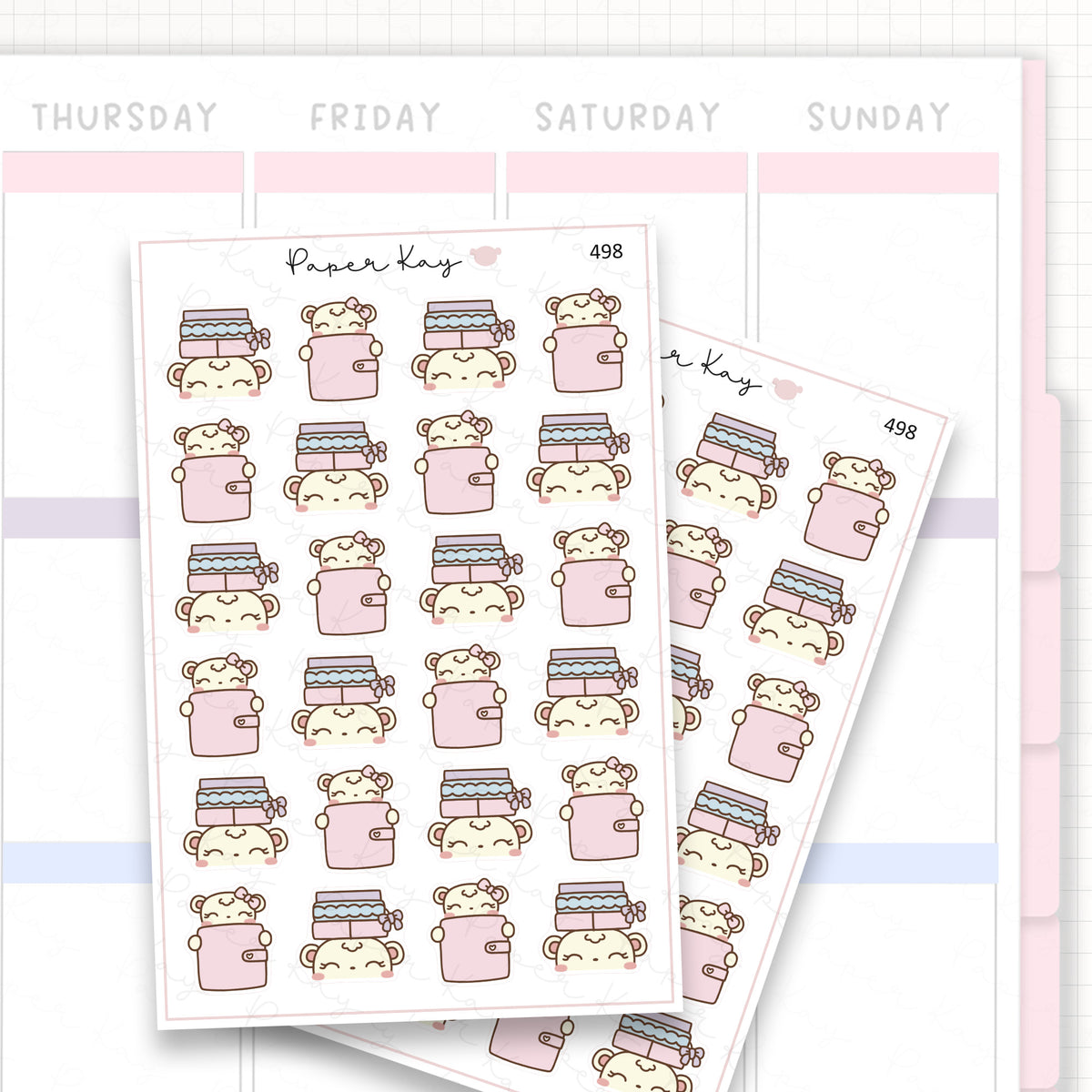DTB Planner Stack Sticker Sheet