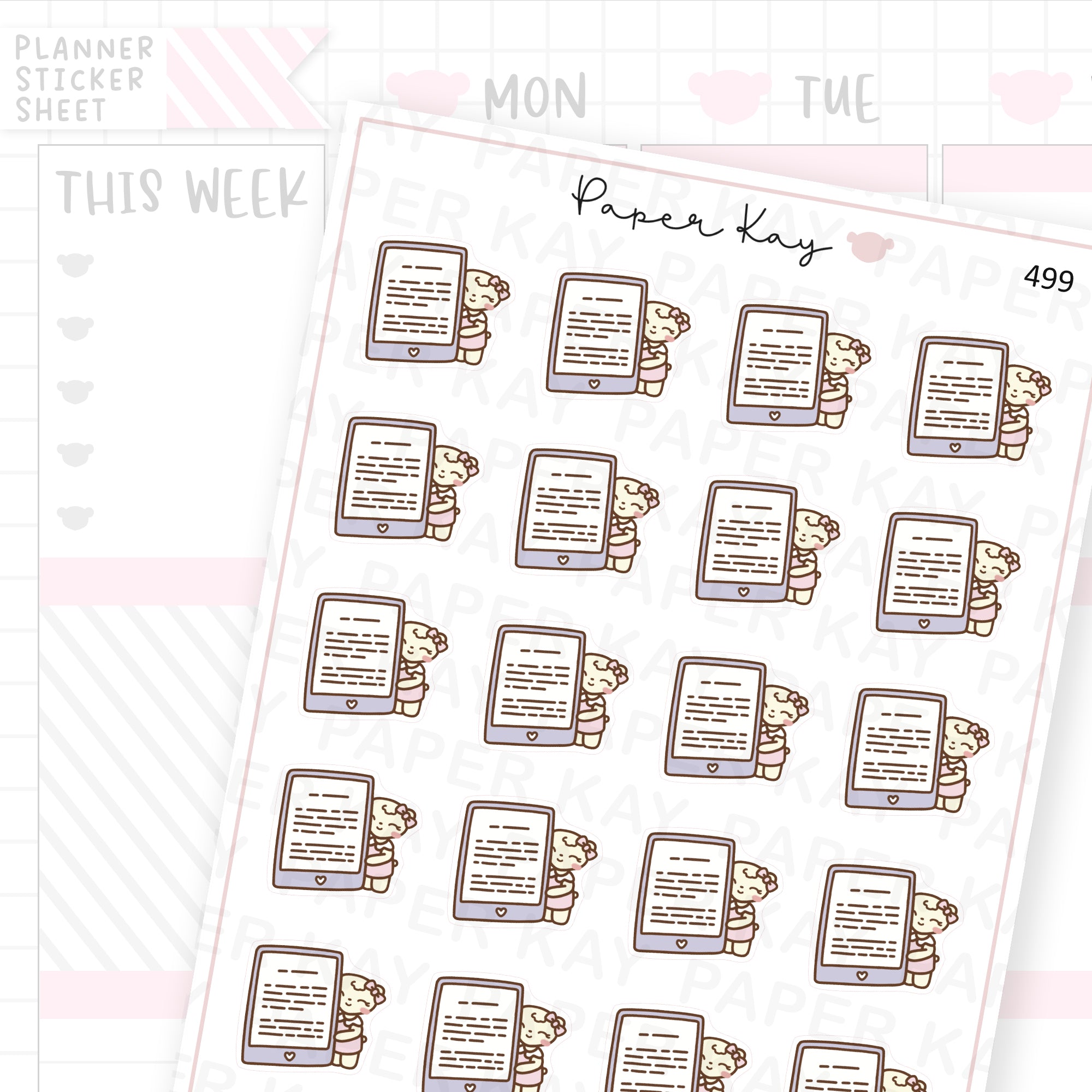 E-Reader Sticker Sheet