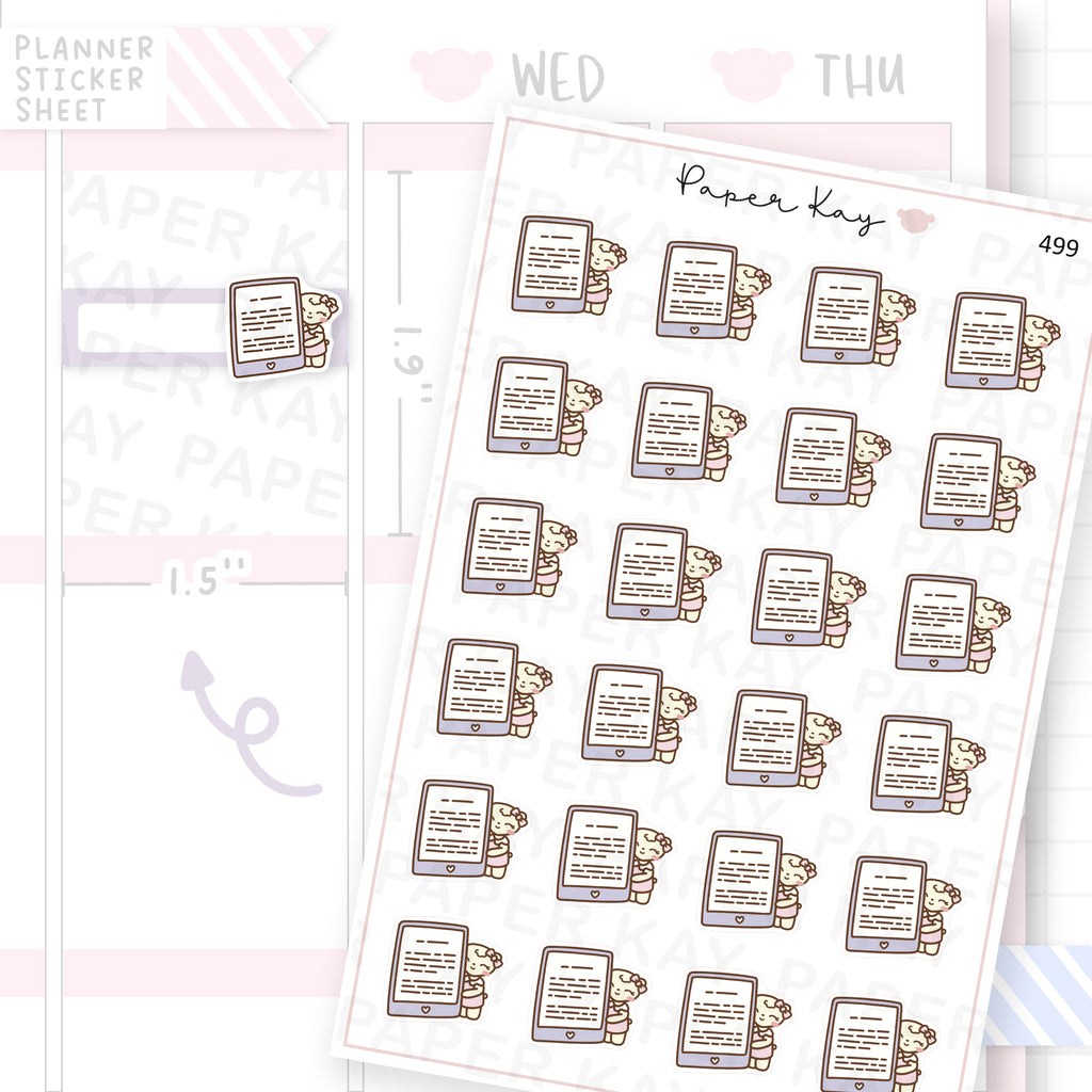 E-Reader Sticker Sheet
