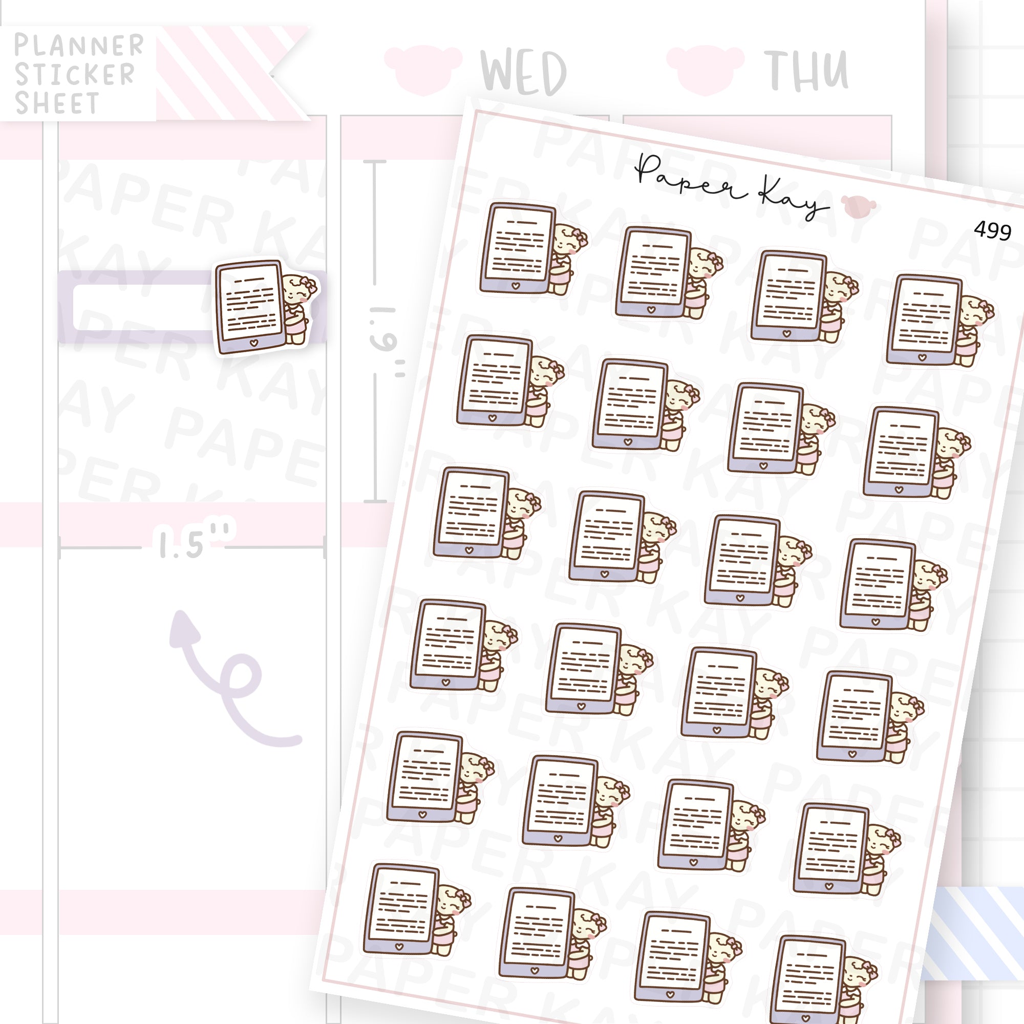 E-Reader Sticker Sheet