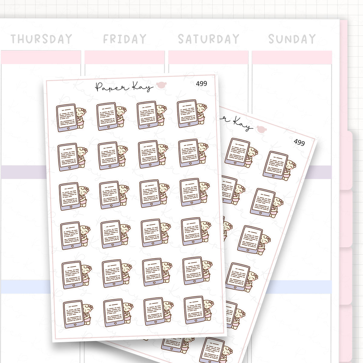 E-Reader Sticker Sheet