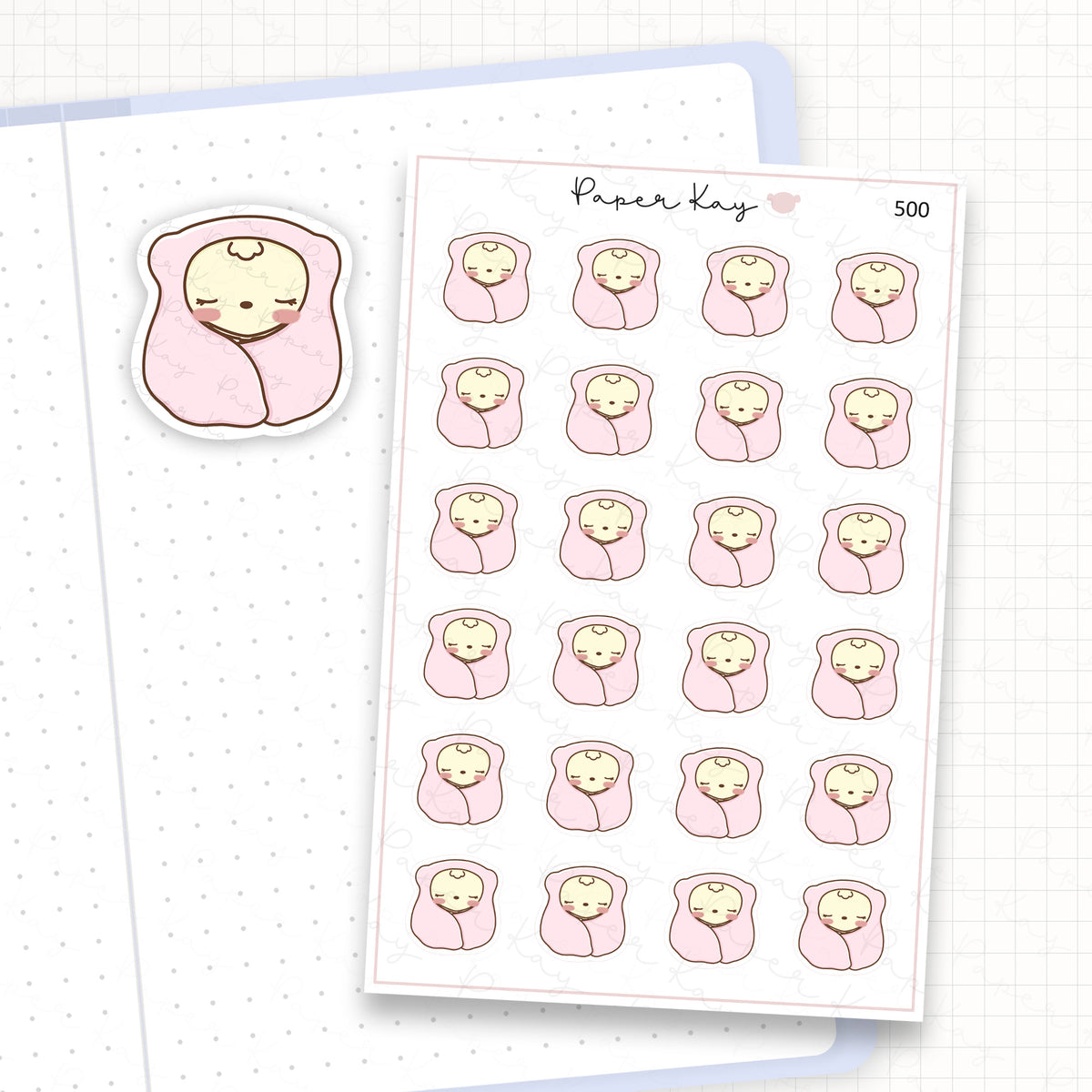 DTB Snuggle Sticker Sheet