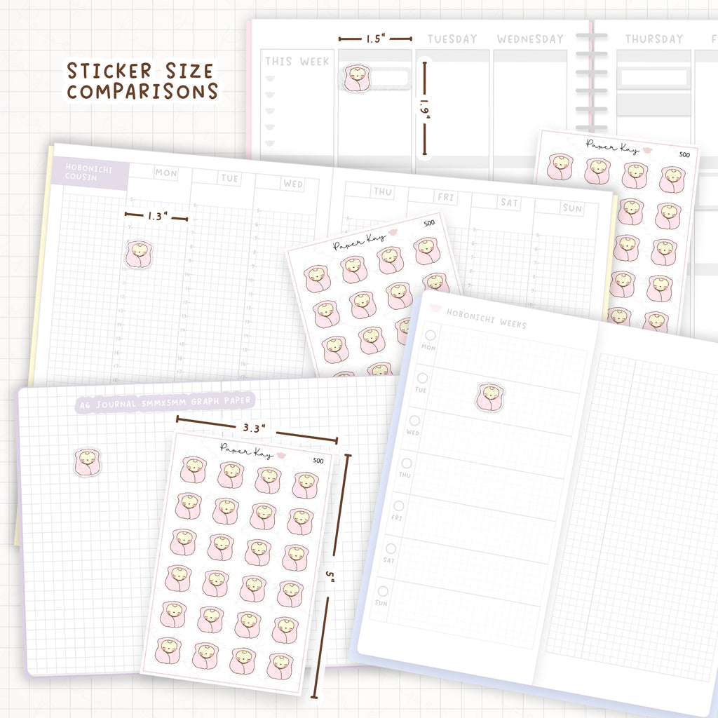 DTB Snuggle Sticker Sheet