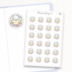 DTB Hair Wash Sticker Sheet