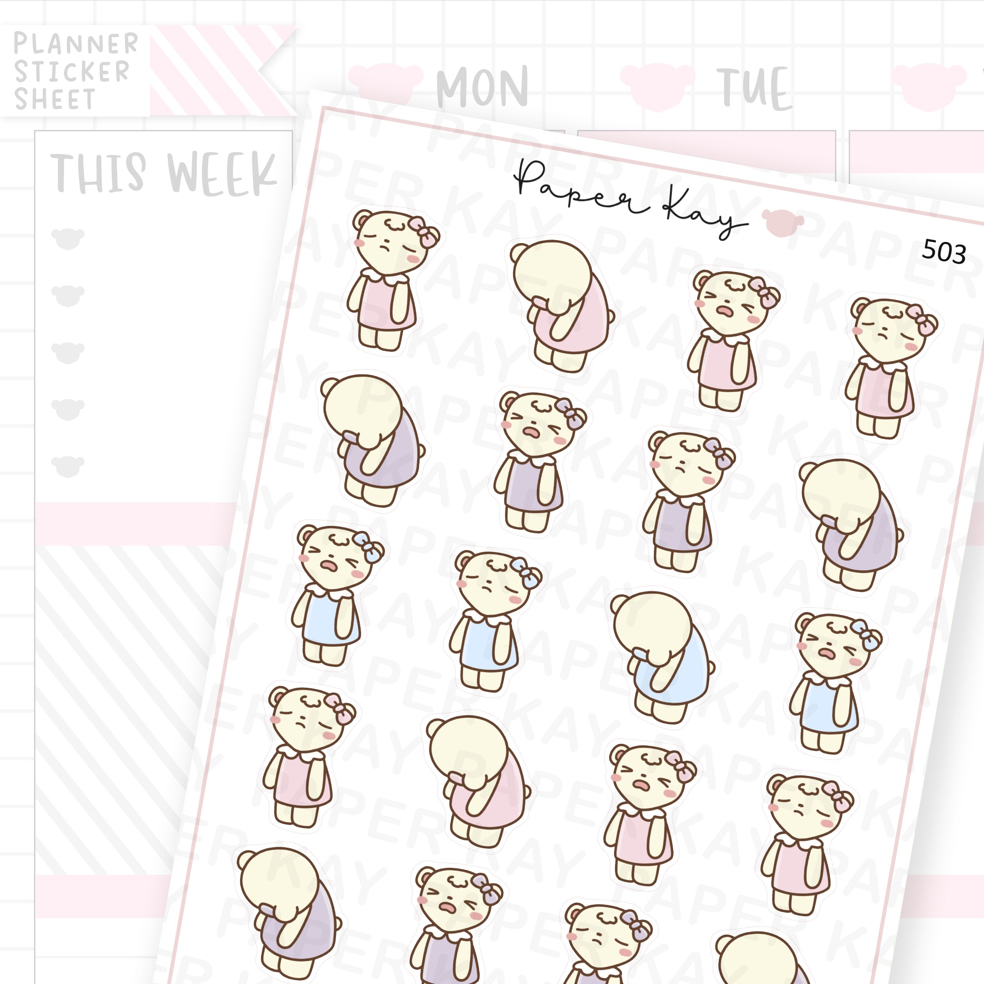 Deflated DTB Sticker Sheet