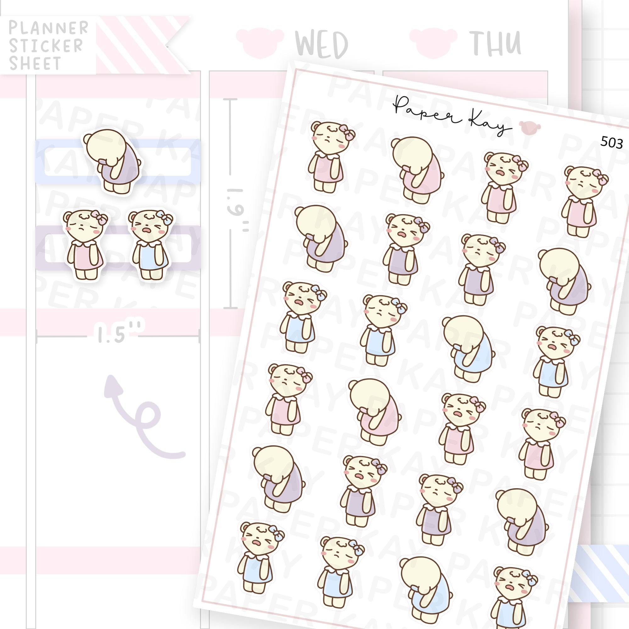 Deflated DTB Sticker Sheet