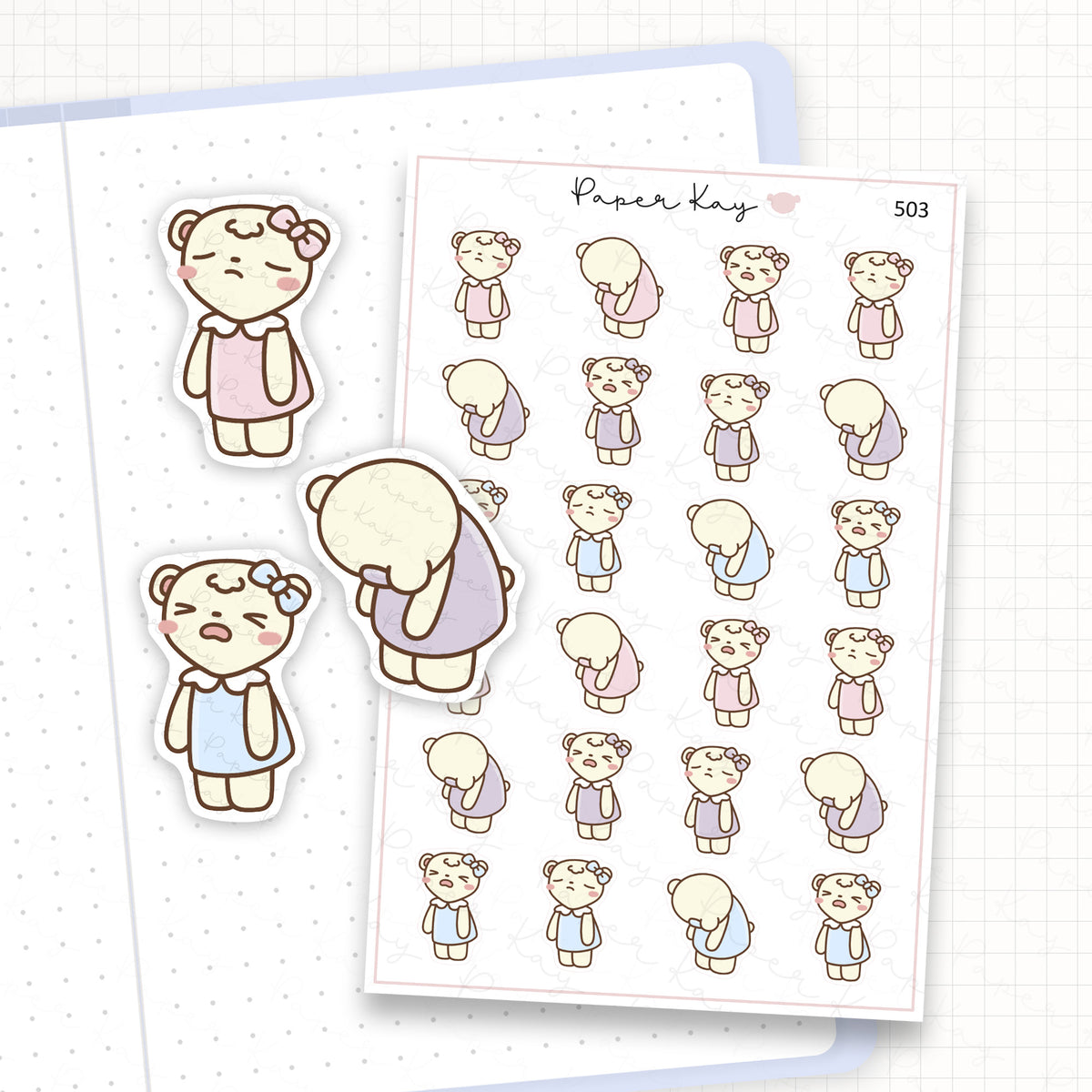 Deflated DTB Sticker Sheet