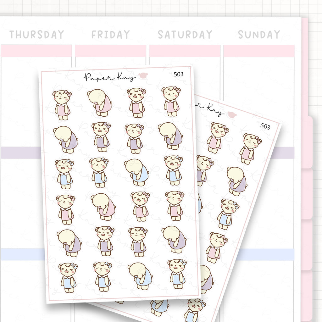 Deflated DTB Sticker Sheet
