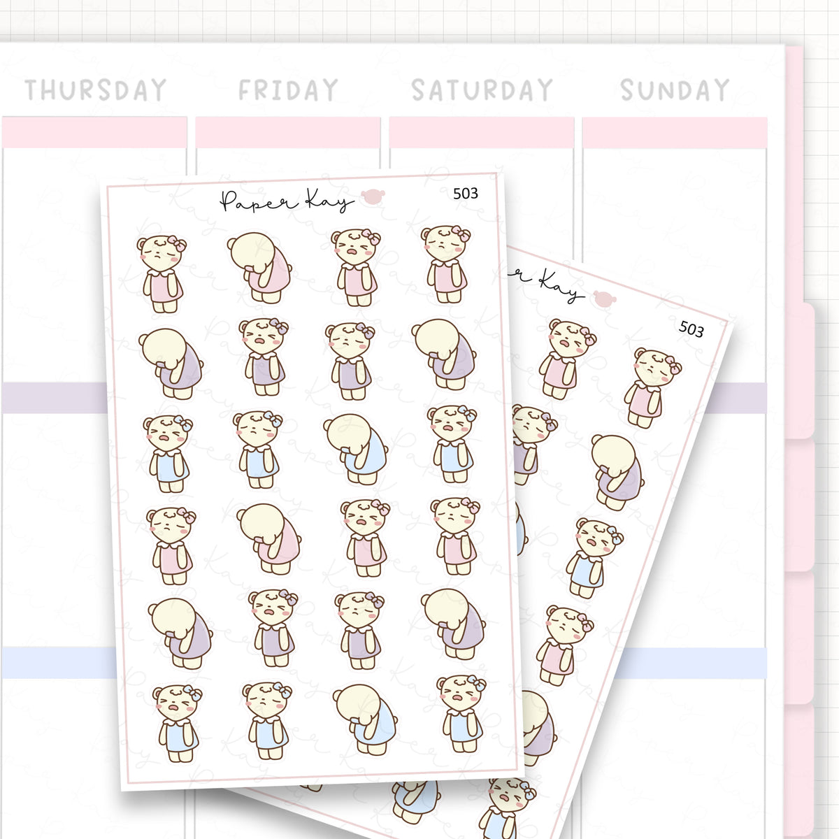 Deflated DTB Sticker Sheet