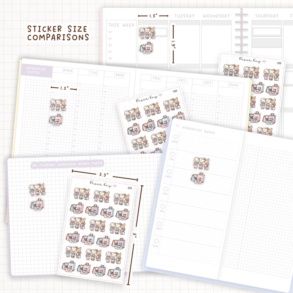 DTB + Friends Trip Sticker Sheet