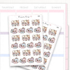 DTB + Friends Trip Sticker Sheet