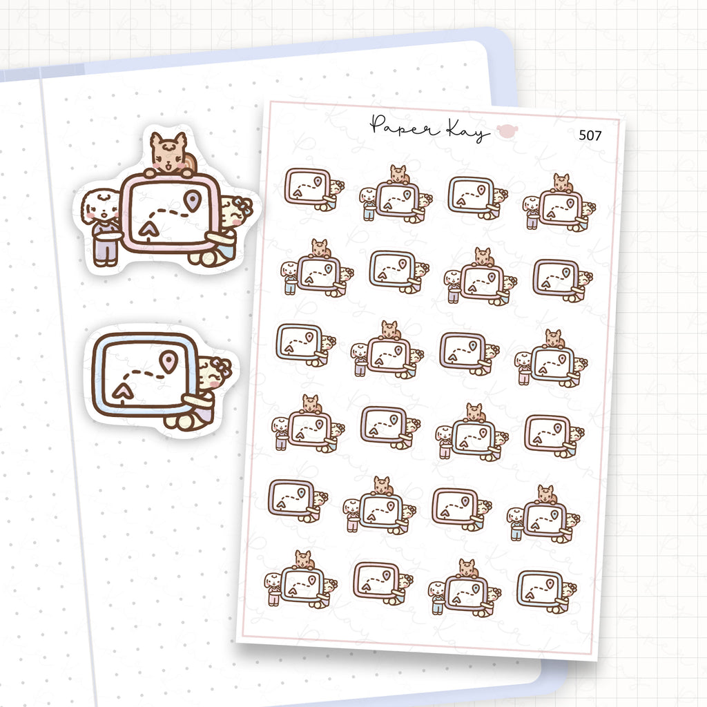 DTB Sat Nav Sticker Sheet