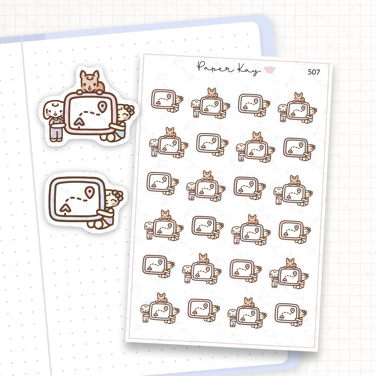 DTB Sat Nav Sticker Sheet