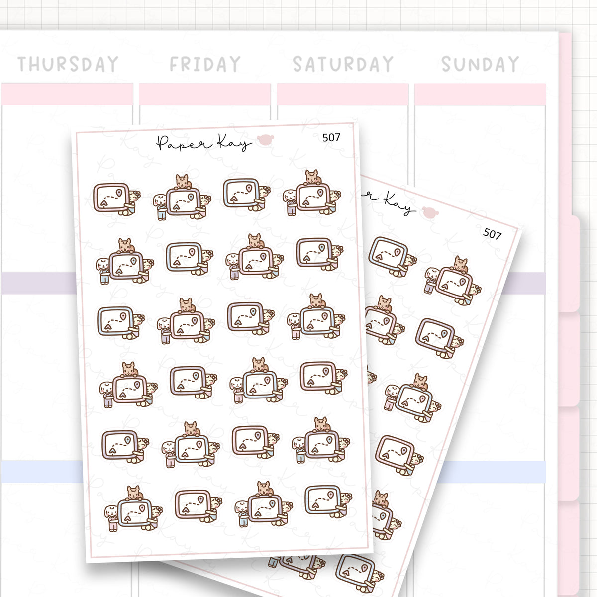 DTB Sat Nav Sticker Sheet
