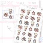 DTB Hiking Boots Sticker Sheet