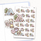 DTB Camping Sticker Sheet