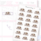 DTB Floral Book Sticker Sheet