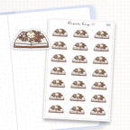 DTB Floral Book Sticker Sheet
