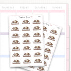 DTB Floral Book Sticker Sheet