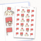 Red Flag Sticker Sheet