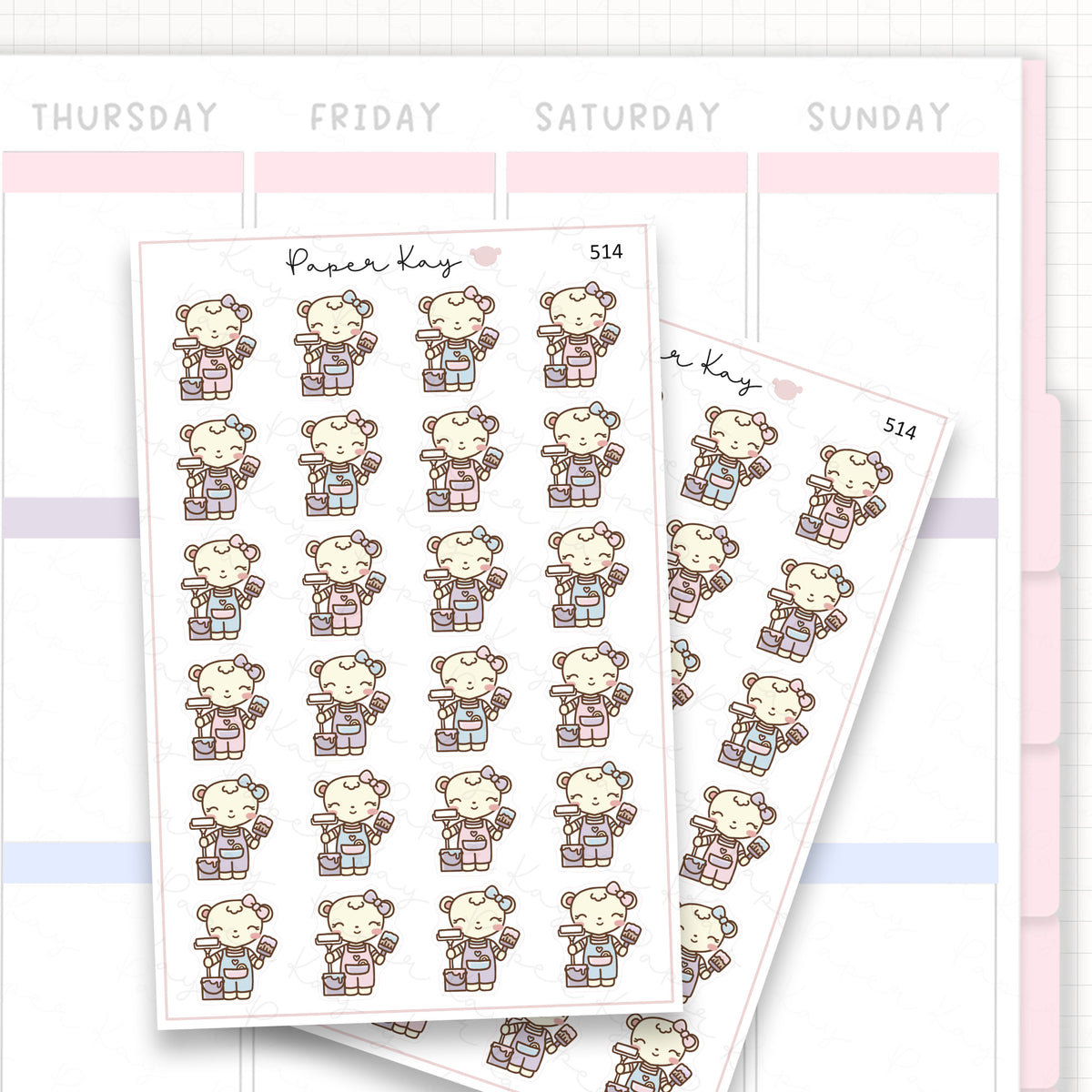 Paint/Redecorate Sticker Sheet